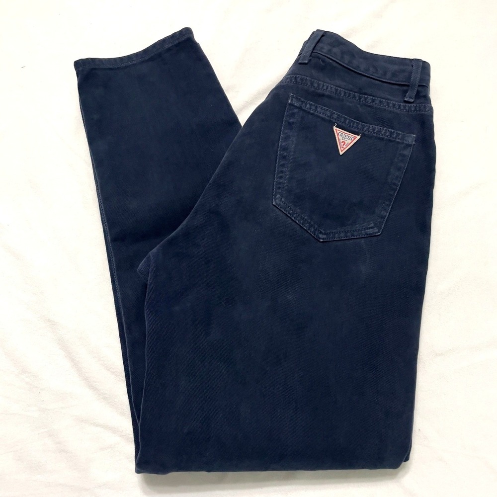 Vintage 90s Guess Jeans High Waisted Mom Jeans 31 Made in USA Indie Minimalist